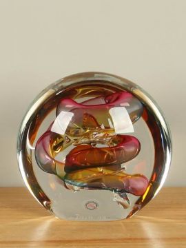 Disk Glas farbig