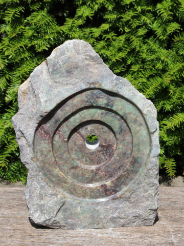 Natursteinskulptur Twister nr. 2, 42 cm