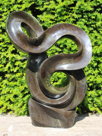 Afrikanische Skulptur Sunshine, 83 cm