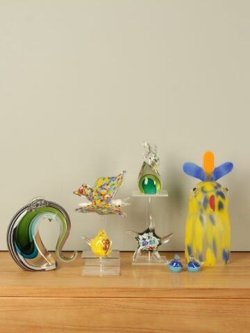 Glas Tiere
