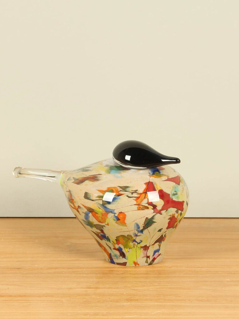 Vogel aus Glas Linea, 16 cm