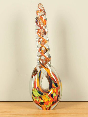 Glasskulptur Twist, 41 cm