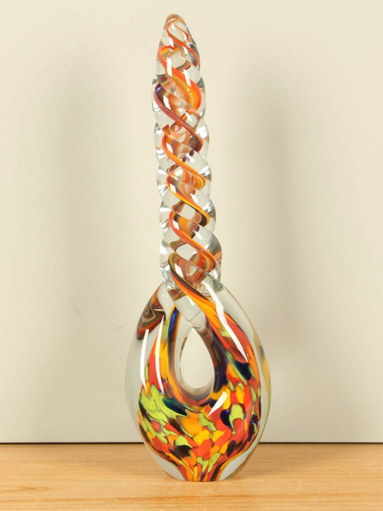 Glasskulptur Twist, 41 cm