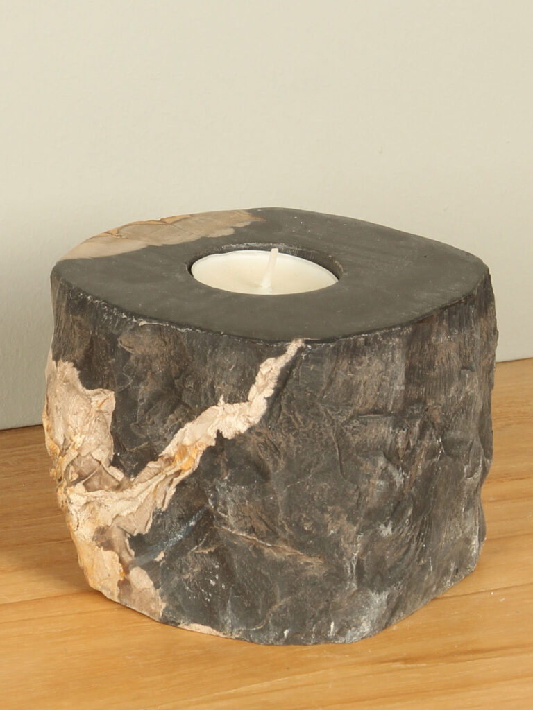 Windlicht Fossiles Holz nr. 16