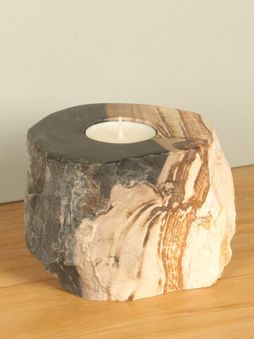 Windlicht Fossiles Holz nr. 19