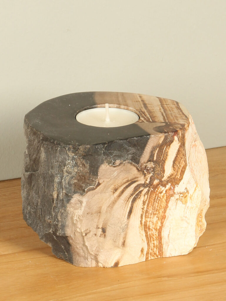 Windlicht Fossiles Holz nr. 19