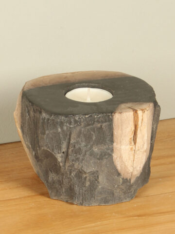 Windlicht Fossiles Holz nr. 21