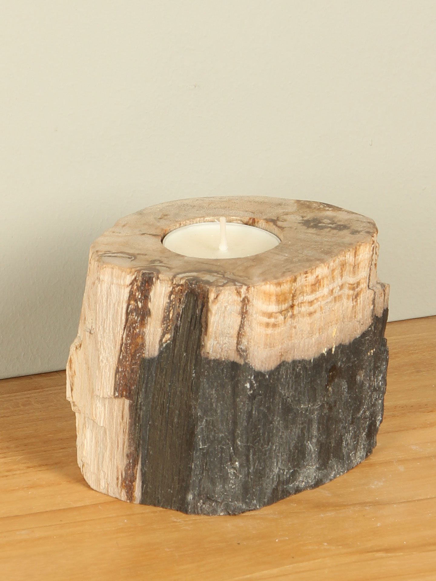 Windlicht Fossiles Holz nr. 25