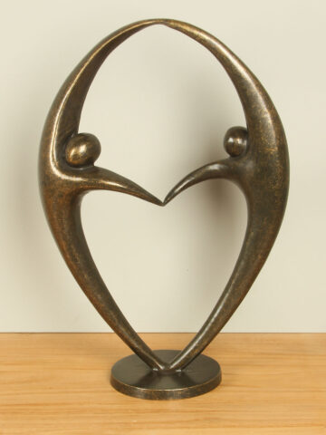 Statue Bronze Liebe, 45 cm