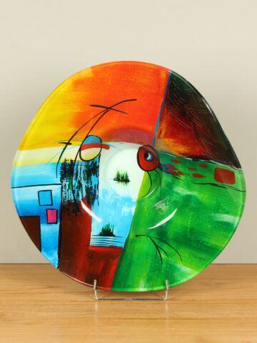 Schale glas Primärfarben Ø49