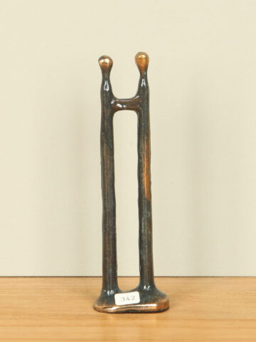 Bronze Skulptur Relatie, 12,5 cm