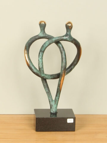 Bronze Statue Verbondenheid, 22 cm