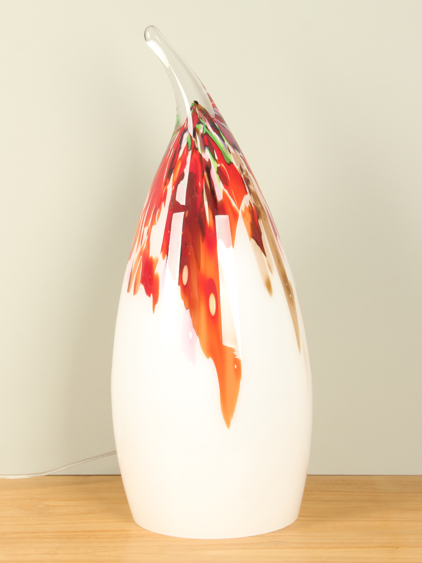 Lampe Glas Casper, Candy 55cm.