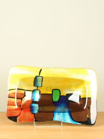 Schale Glas Murano, 50 cm